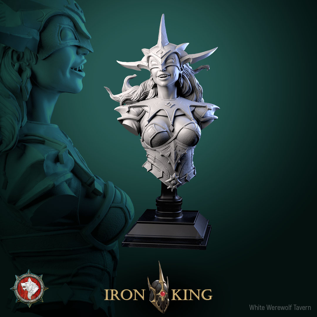 Zu Iron Lady bust pre-supported